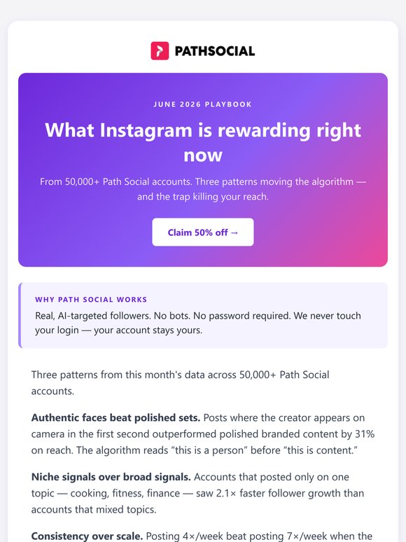 What Instagram is rewarding in June