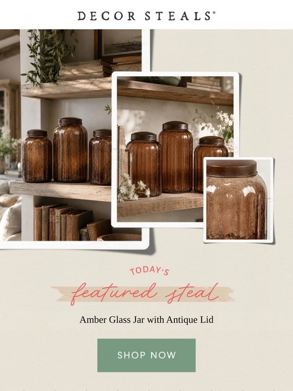 The Antique Amber Look—for 43% Less 🏷️