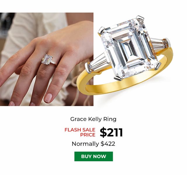 Grace Kelly Ring Gold Clad
