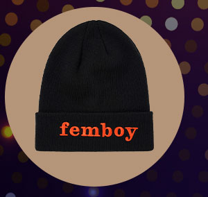 Femboy Cuff Beanie Hat