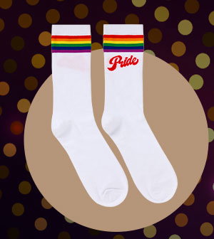 Rainbow Pride Crew Socks