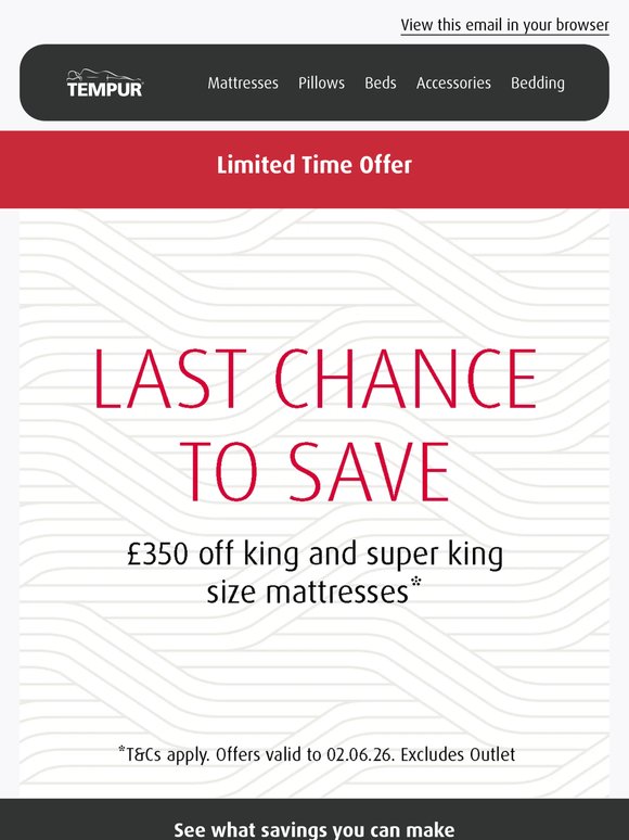 Last chance to save £350