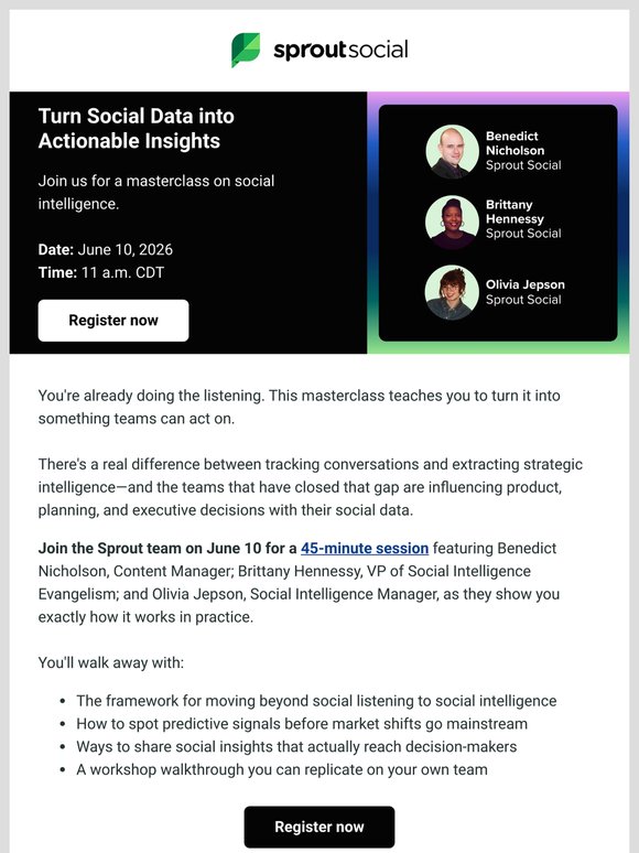 [Invite] Turn social signals into strategic impact