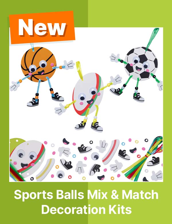Sports Balls Mix & Match Decoration Kits