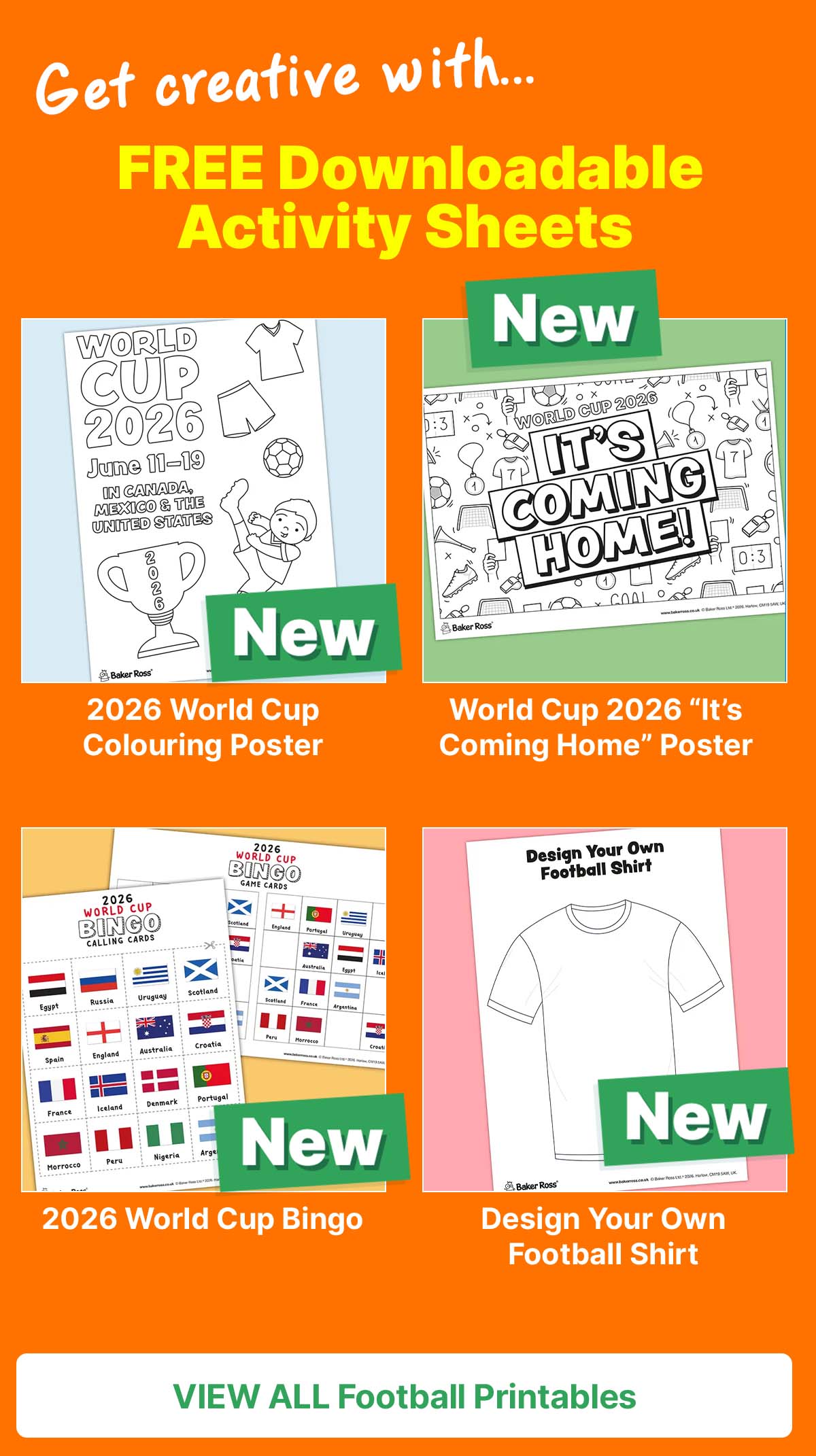 Football & Sports Printables