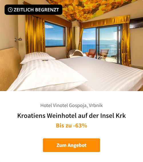 Kroatiens Weinhotel auf der Insel Krk