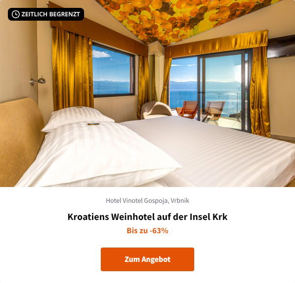 Kroatiens Weinhotel auf der Insel Krk