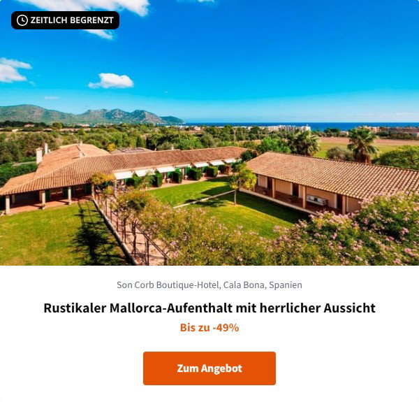 Rustikaler Mallorca-Aufenthalt mit herrlicher Aussicht