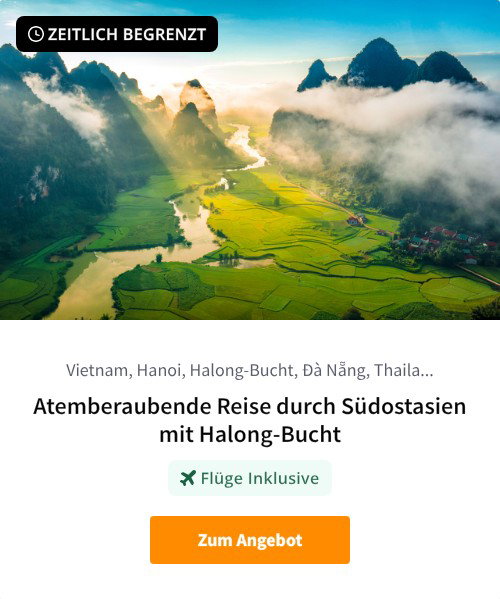 Atemberaubende Reise durch Südostasien mit Halong-Bucht