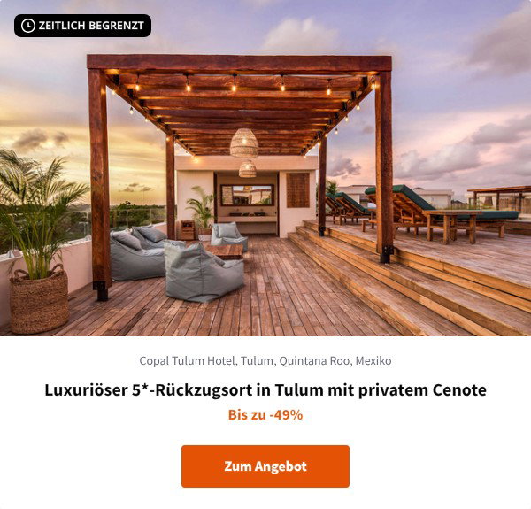 Luxuriöser 5*-Rückzugsort in Tulum mit privatem Cenote