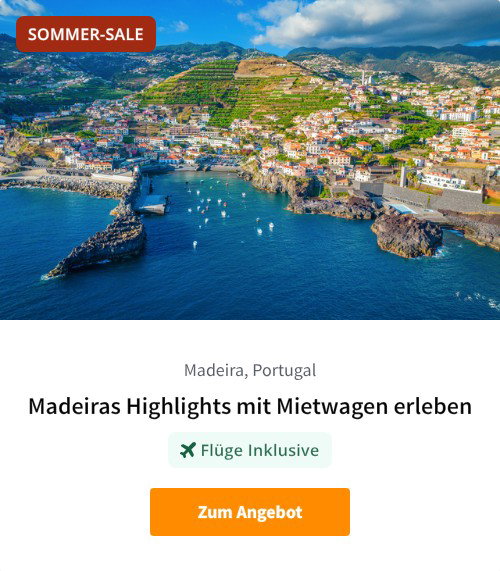 Madeiras Highlights mit Mietwagen erleben