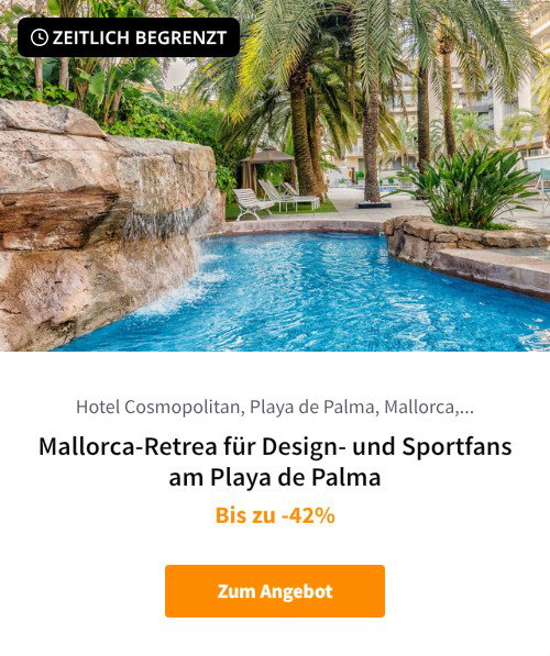 Mallorca-Retrea für Design- und Sportfans am Playa de Palma