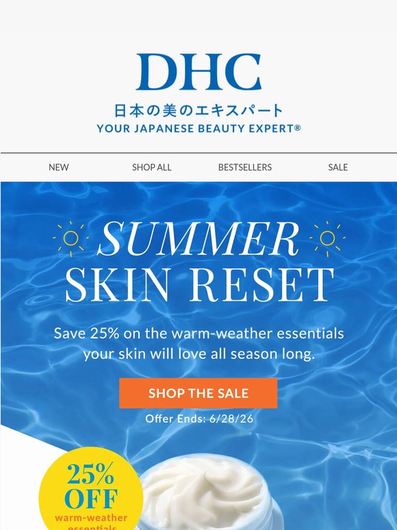 Your Summer Skin Reset Starts Now ☀️