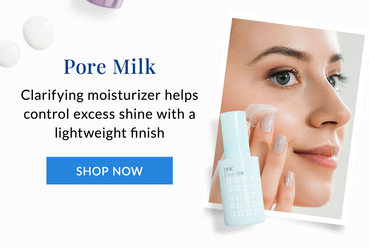 Pore Milk controls excess shine with a lightweight finish