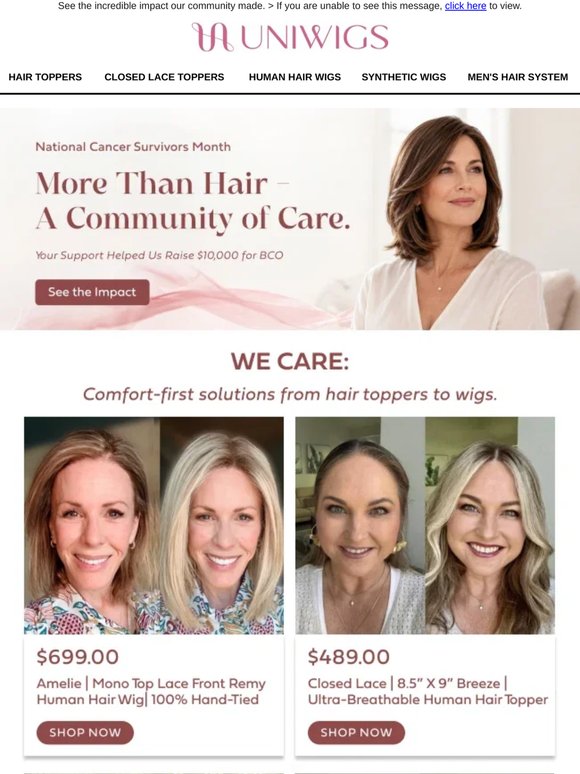 We’ve Raised $10,000 This National Cancer Survivors Month! 🩷