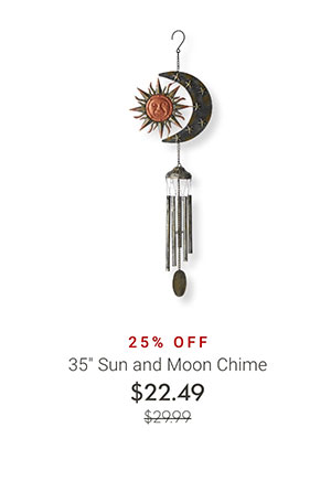 35" Sun and Moon Chime