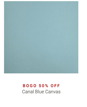 Canal Blue Canvas