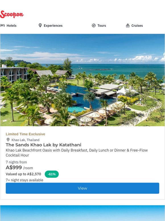 The Sands Khao Lak is Back! Beachfront Bestseller w. Daily Dining & Drinks