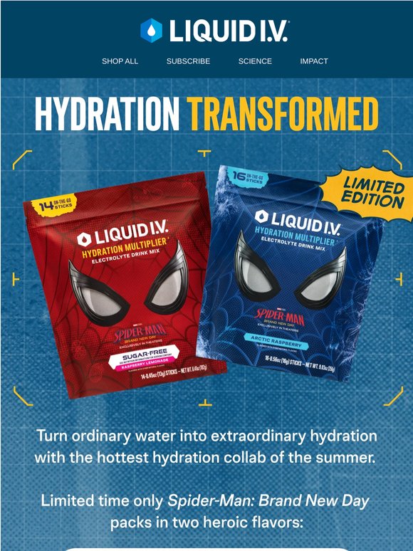 BRAND NEW DROP: Spider-Man Brand New Day packs