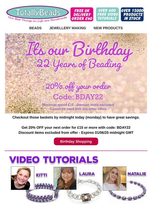 20% OFF Your order today only