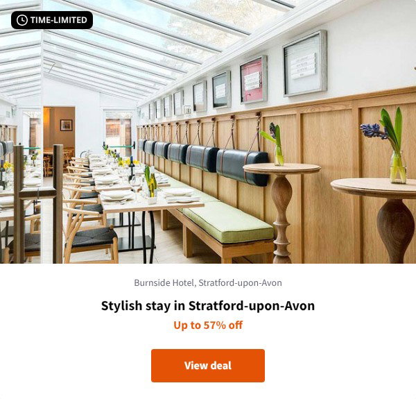 Stylish stay in Stratford-upon-Avon