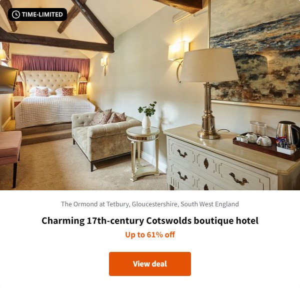 Charming 17th-century Cotswolds boutique hotel