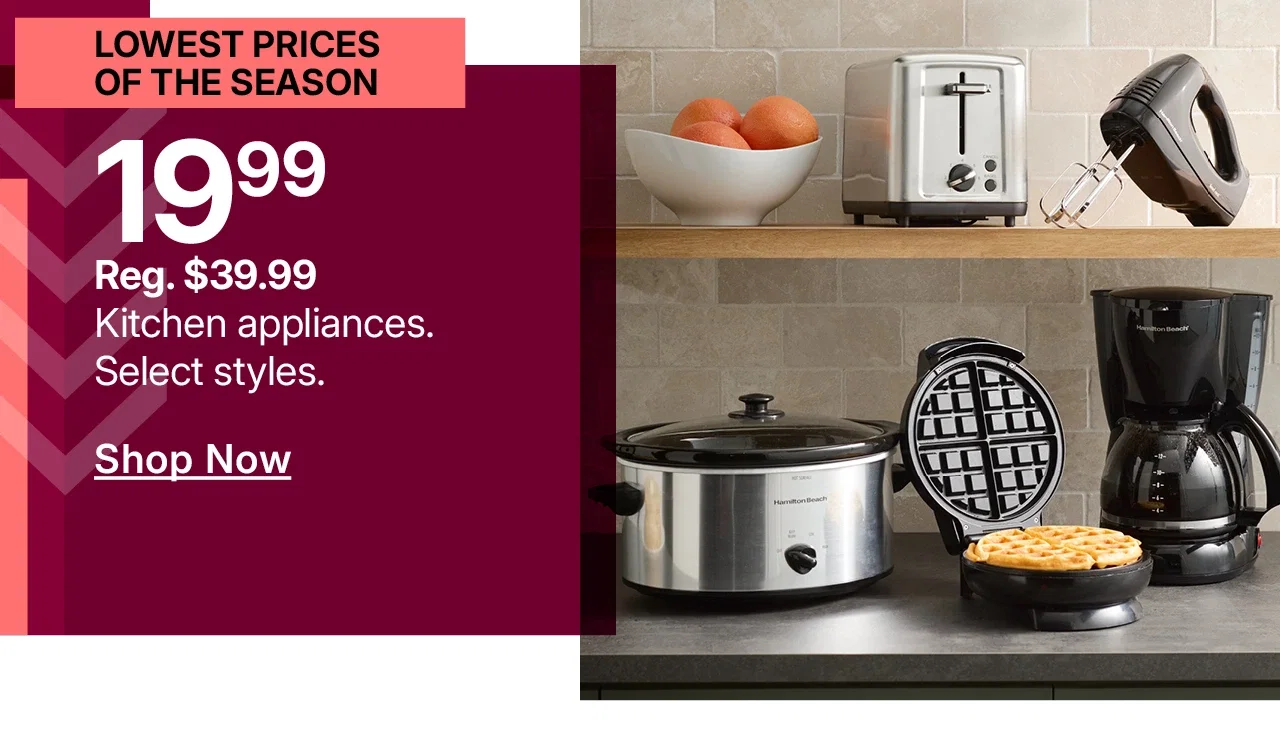 $19.99 kitchen appliances
