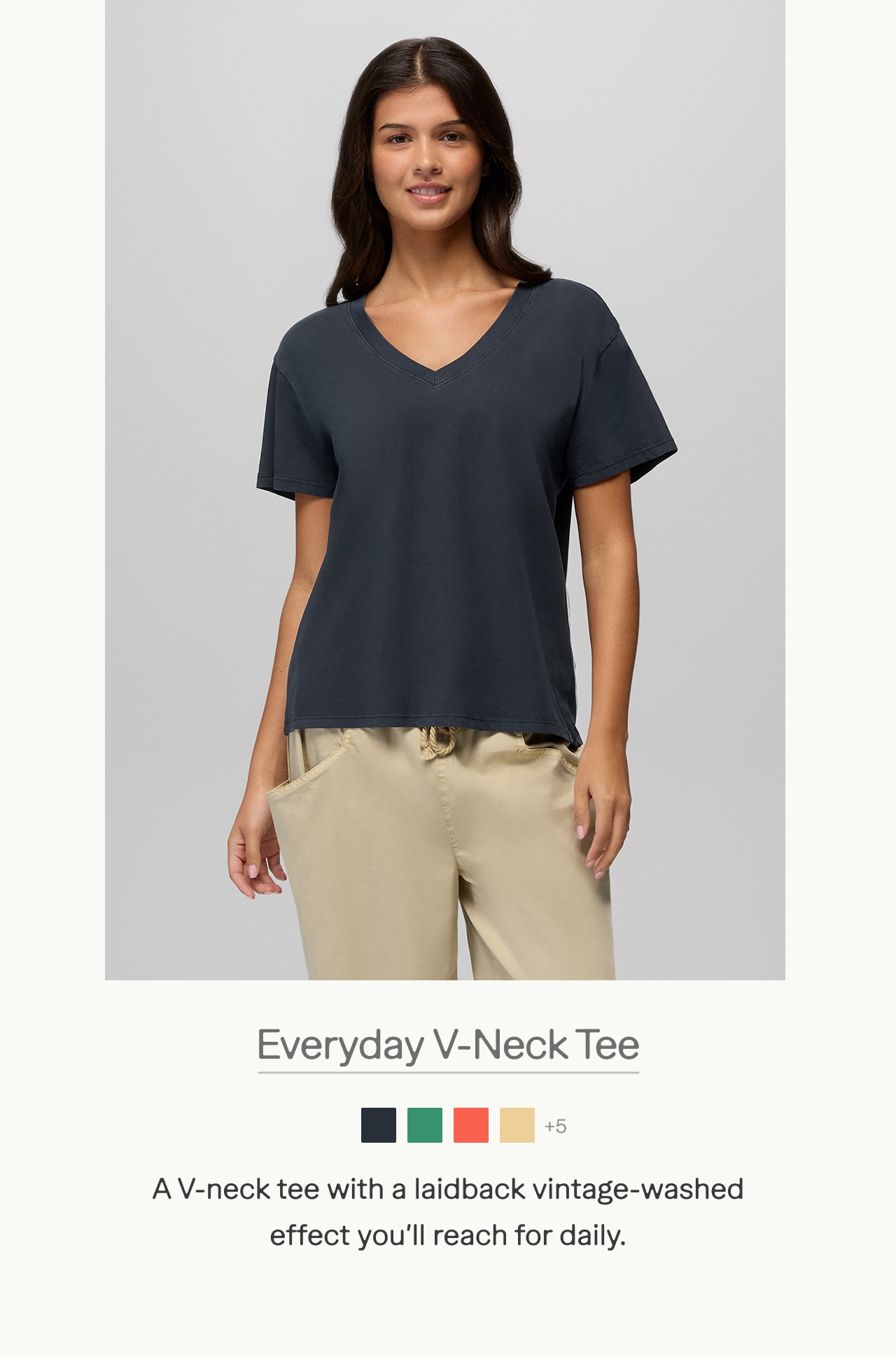 everyday v-neck tee