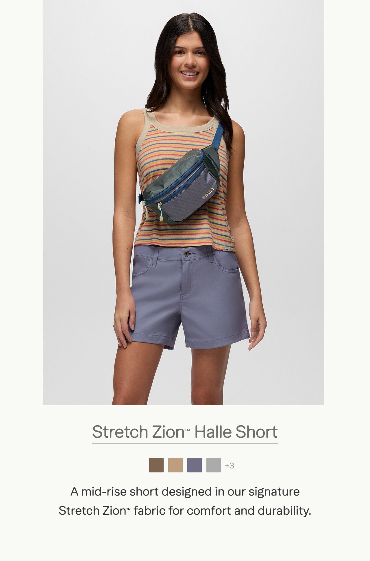 stretch zion halle short
