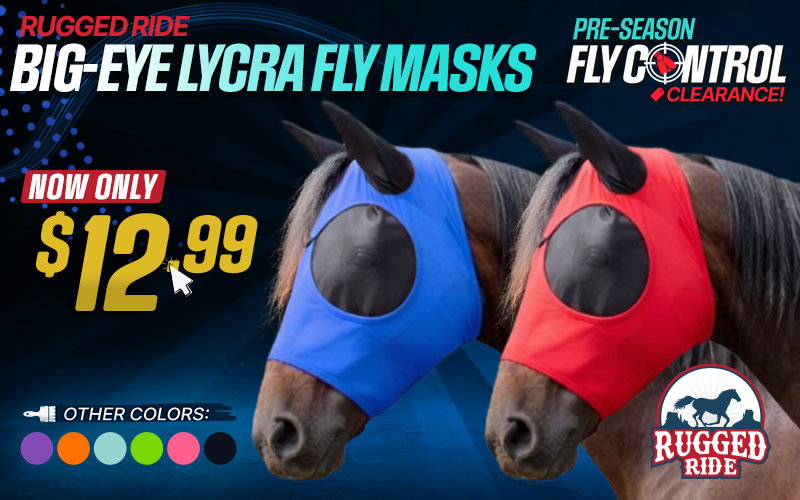 Big Eye Stretch Lycra Fly Masks $12.99