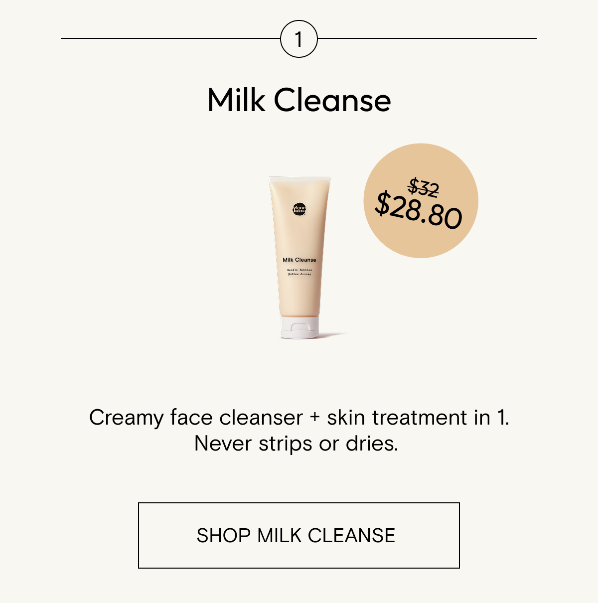 Shop Milk Cleanse