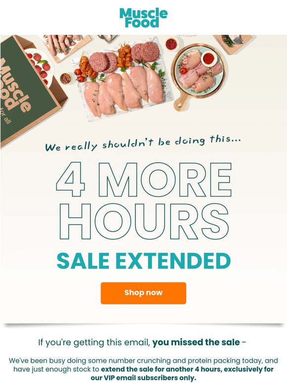 We Really Shouldn't Be Doing This. 4 More Hours. Sale Extended🤫