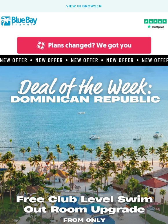Swim-Out Upgrade in Dominican Republic from £1,099pp⚡