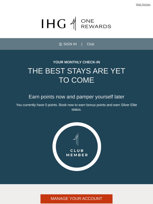 Enjoy a look at your June IHG One Rewards eStatement