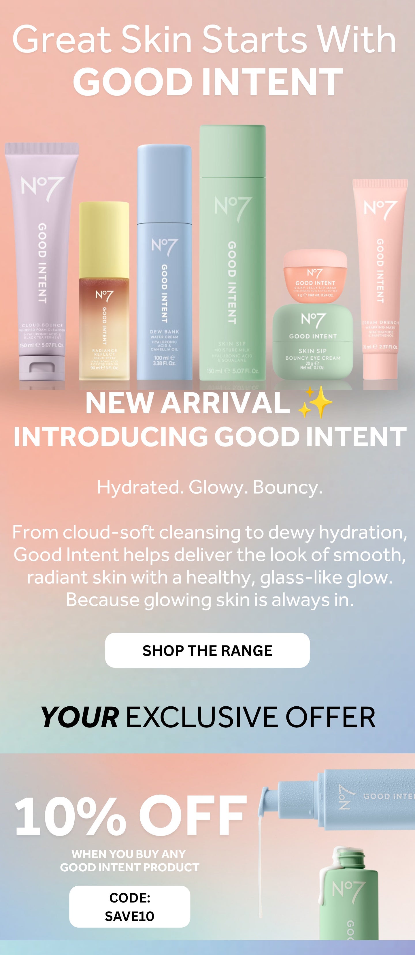 Get 10% off your good intent 