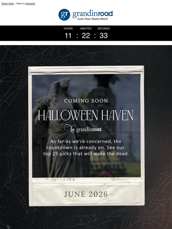 Coming soon: Our NEWEST & BEST Halloween items