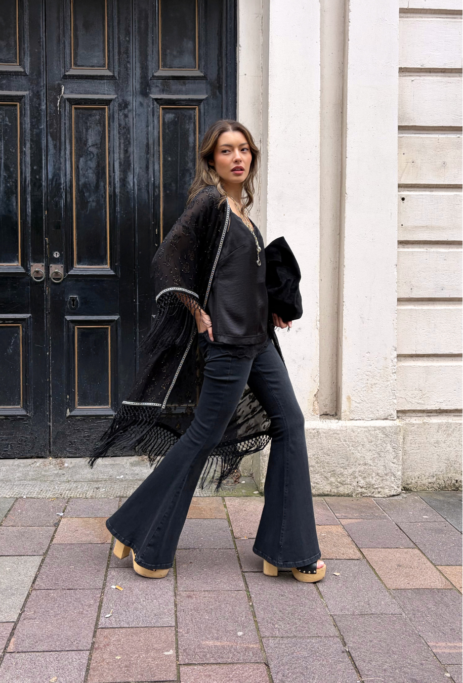 Electric Lady Studded Kimono