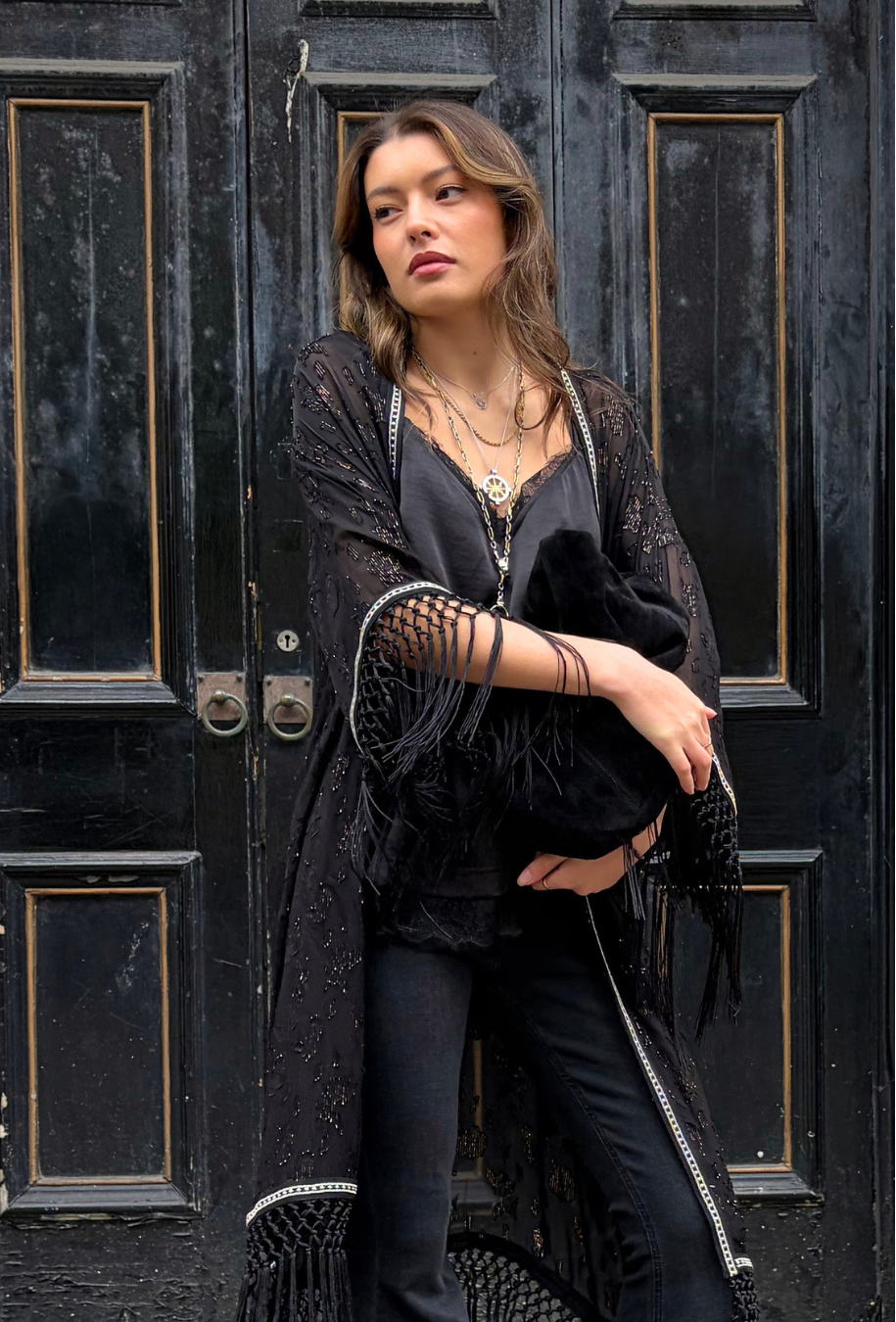 Electric Lady Studded Kimono