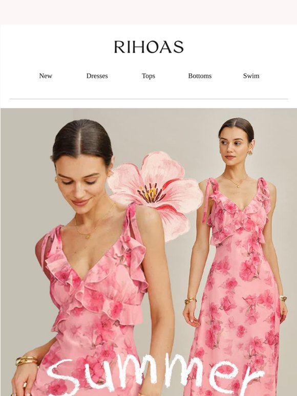 Summer Floral Favorites in Print and Jacquard