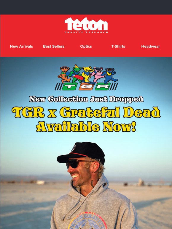 The NEW TGR x Grateful Dead Has Arrived