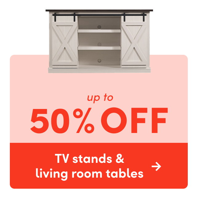 TV stand & living room table clearance