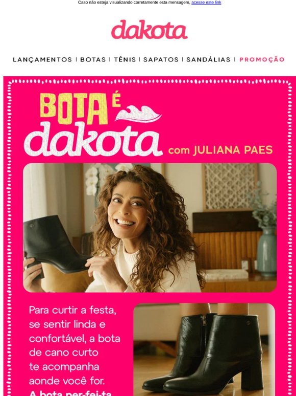 A Bota Dakota que conquistou a Ju Paes ✨👢