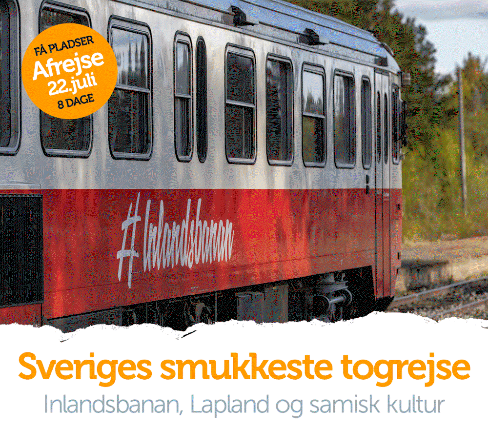 Oplev den smukke Inlandsbanan