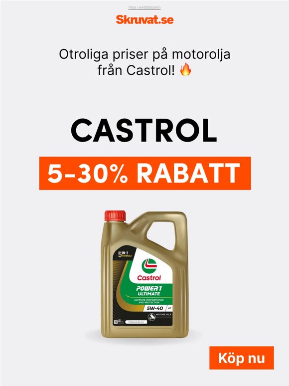 Spara stor på olja! Upp till 30%