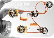 Save $30!  920D Custom LP50-SPLIT Les Paul Harness with Coil Split Mod