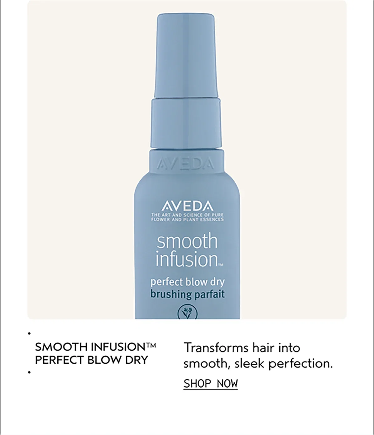 SMOOTH INFUSION™ PERFECT BLOW DRY | Transforms hair into smooth, sleek perfection. | SHOP NOW