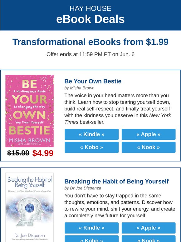[eBook Deals] Be Your Own Bestie!