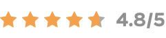 Star Rating 4.8/5