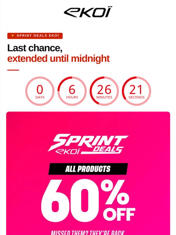 ⚡ The must-haves at -60%: you almost missed them