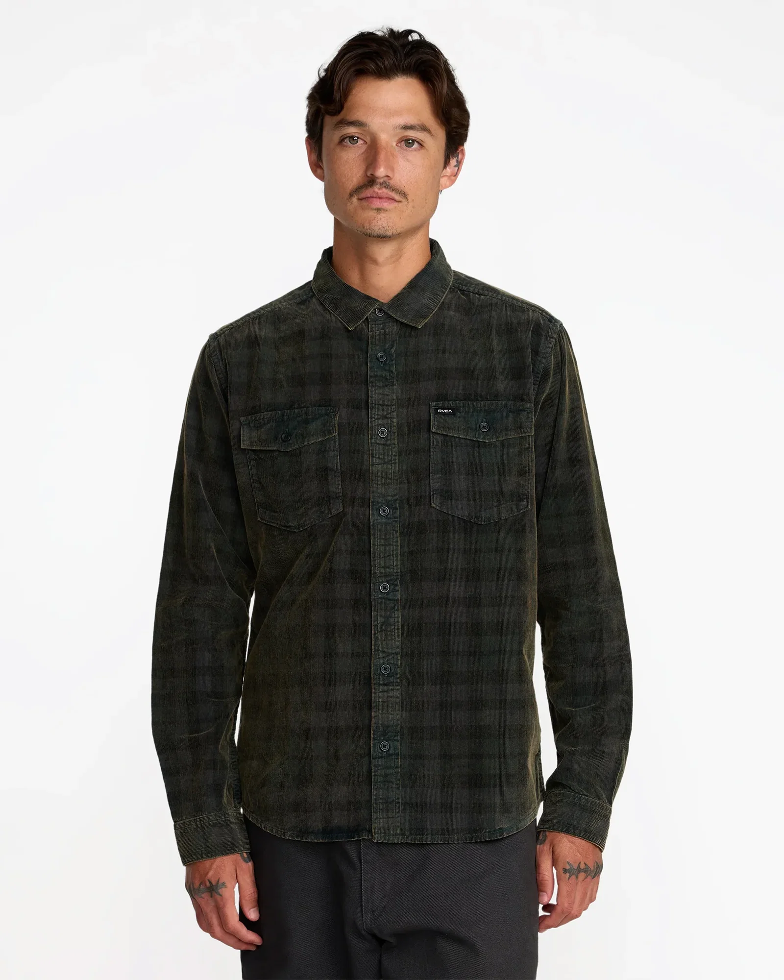 Mens Artifice Cord Long Sleeve Shirt